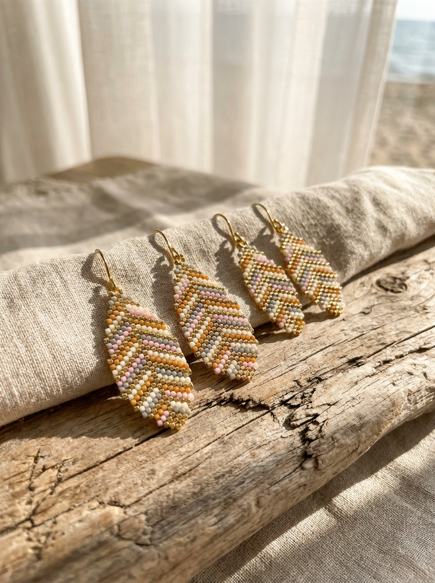 #1145 Blade Creme/Orchid/Karry/Creme/guld - Billede 3