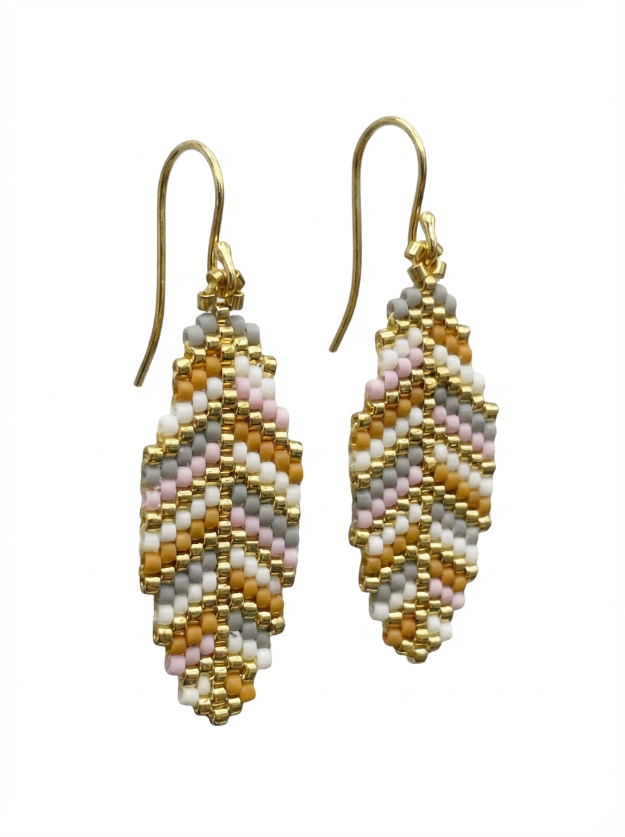 #1145 Blade Creme/Orchid/Karry/Creme/guld - Billede 2